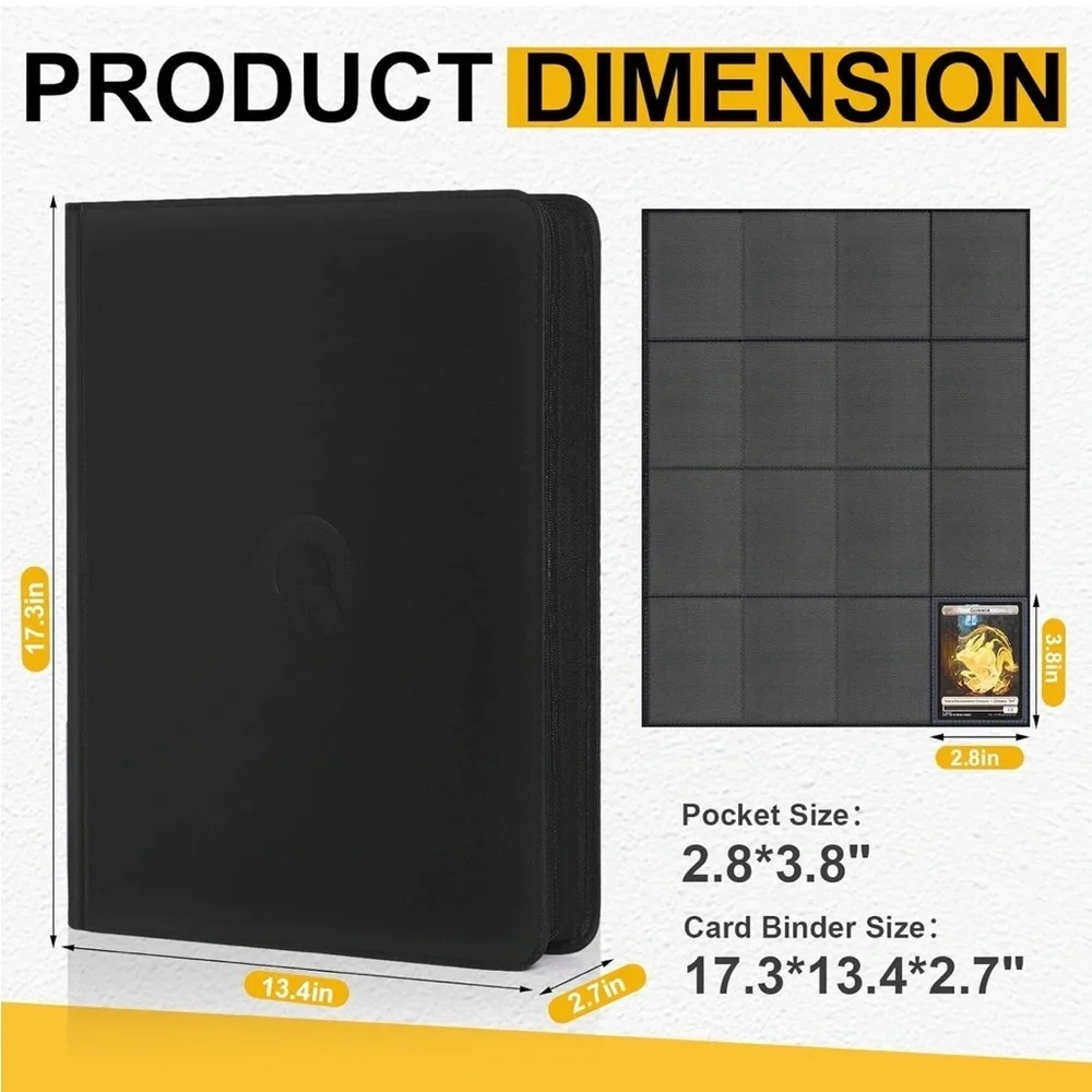 Brand New Large 1024 Pocket Trading Card Holder Binder Baseball Sports Storage